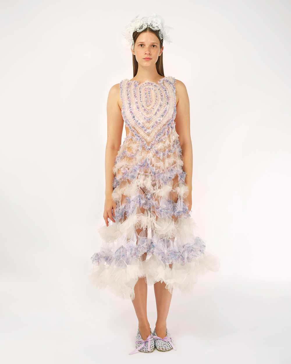 AIR-FLOWER FLOAT DRESS