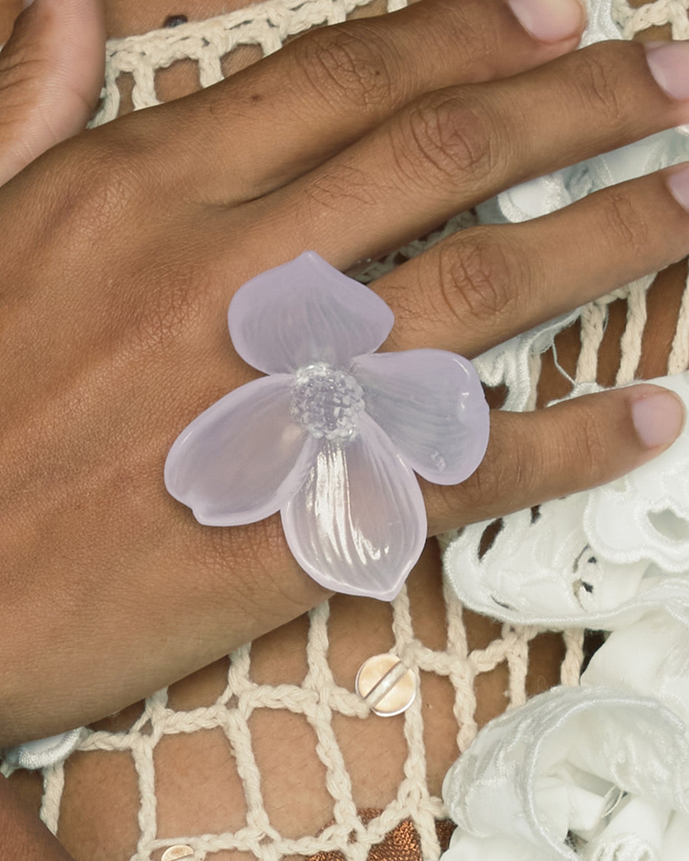 3D PRINTED FLOWER RING