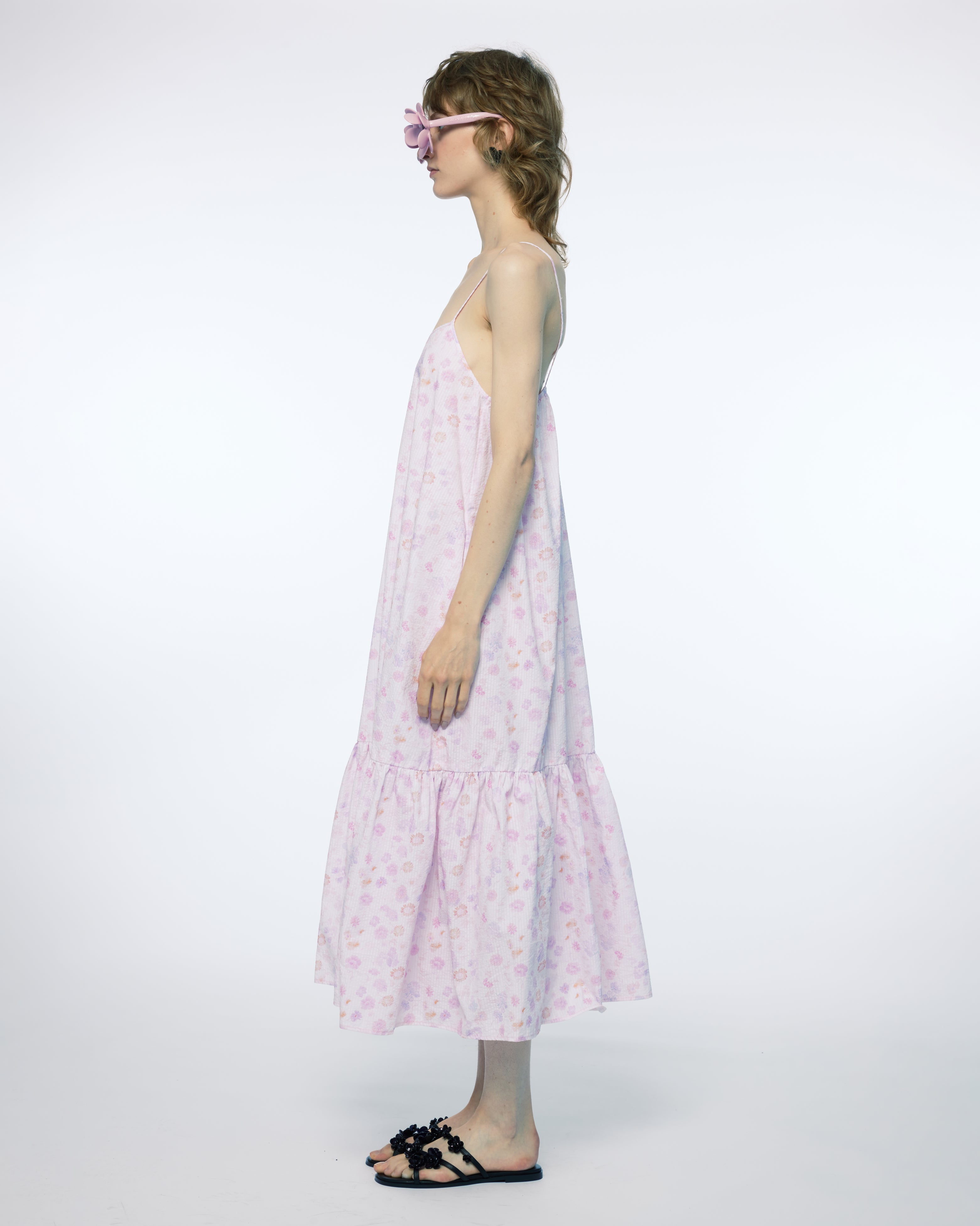 FLORAL PRINTED TIERED SUMMER DRESS