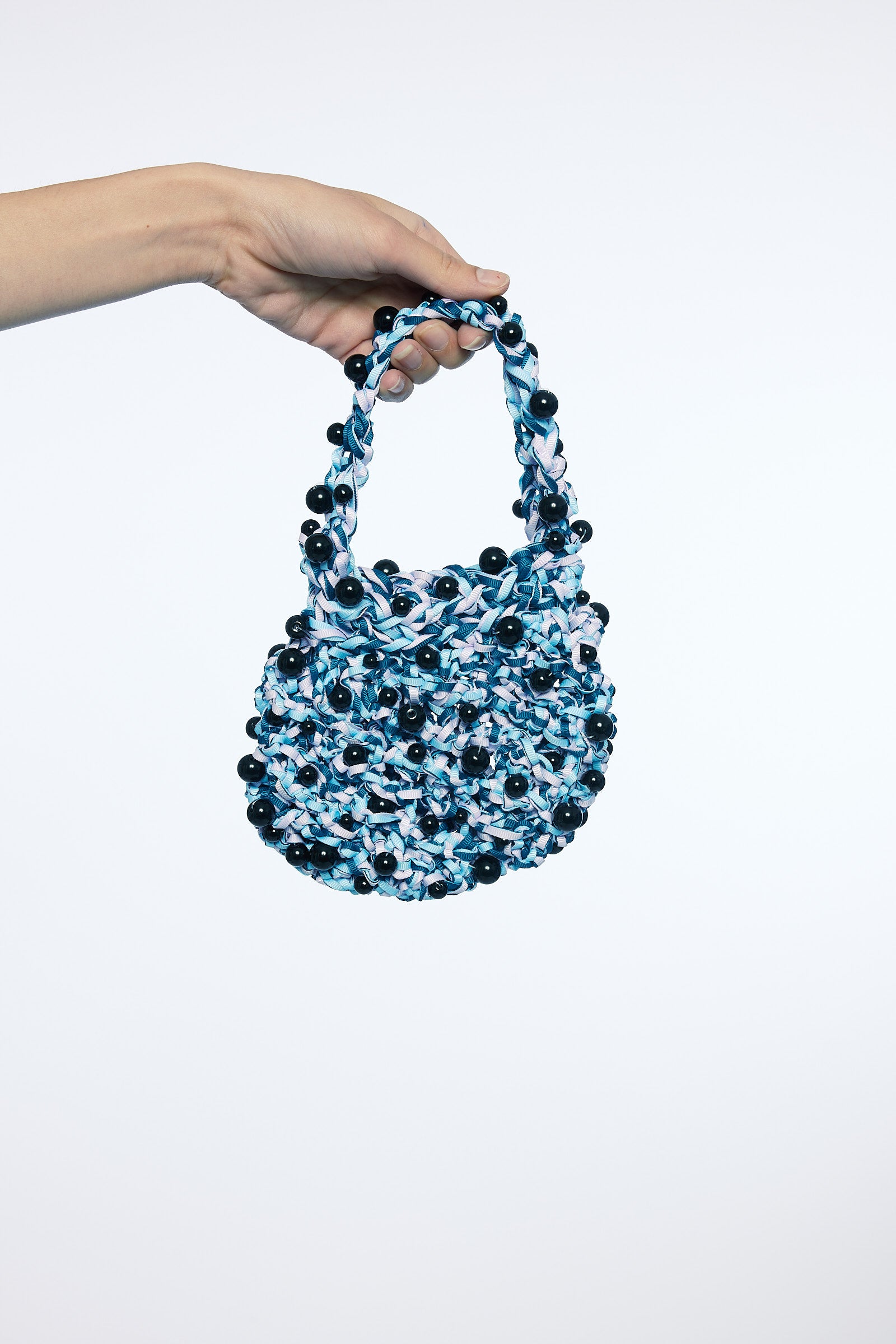 CROCHET BEADED MINI BAG