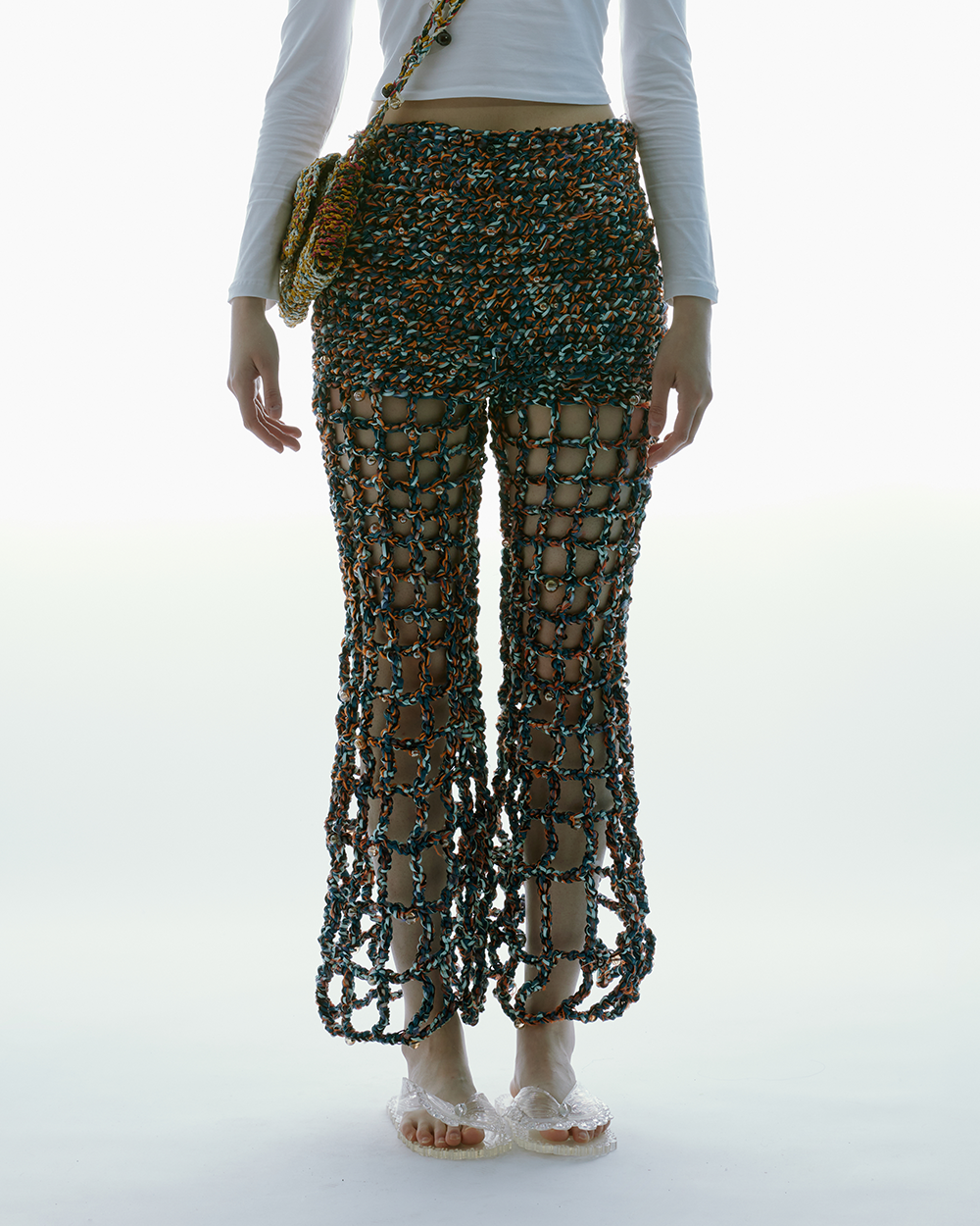 CROCHET CROPPED TROUSER