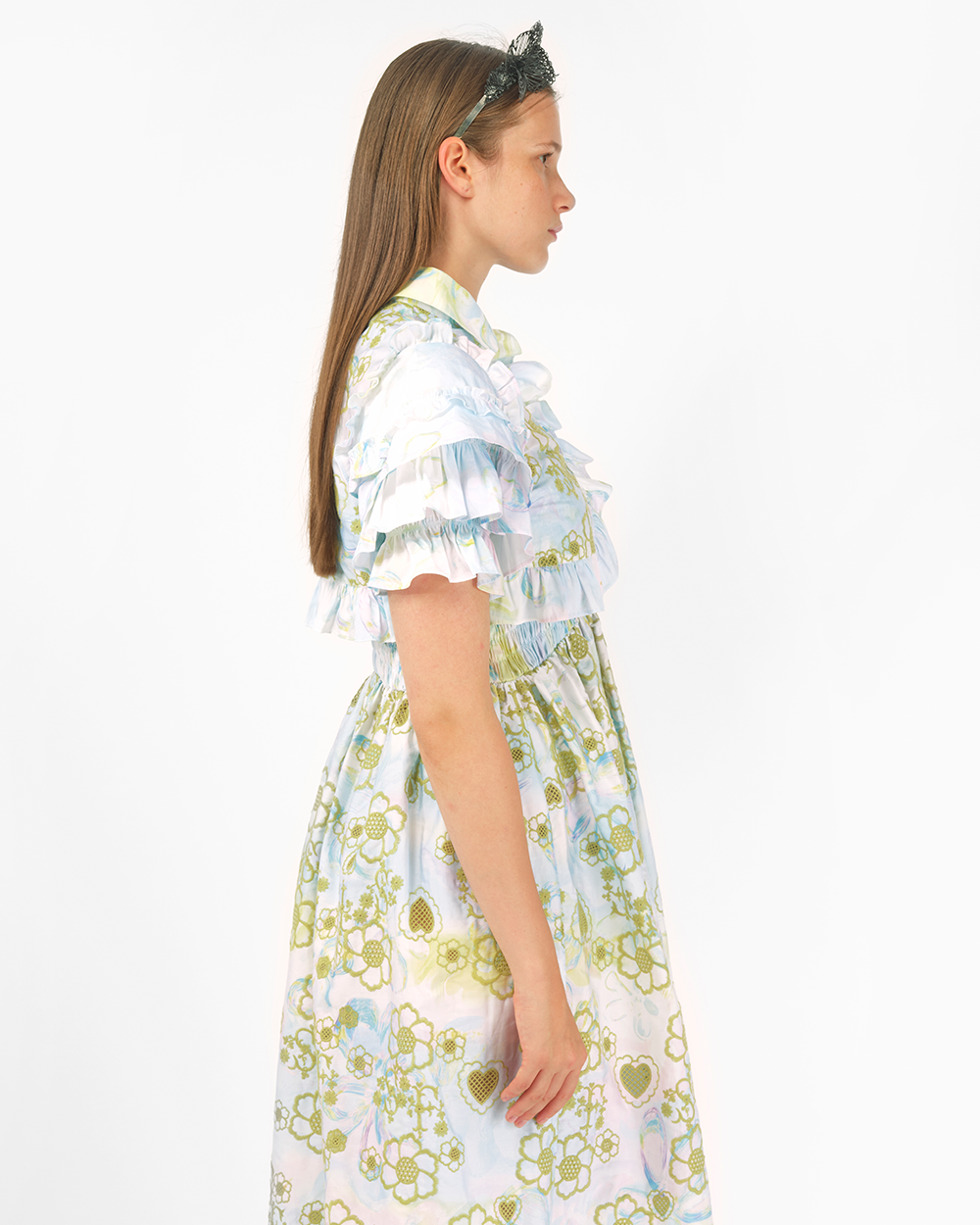 BRODERIE ANGLAISE MINI SHIRT