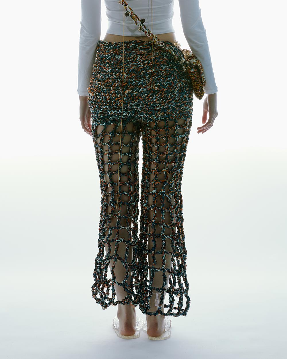 CROCHET CROPPED TROUSER