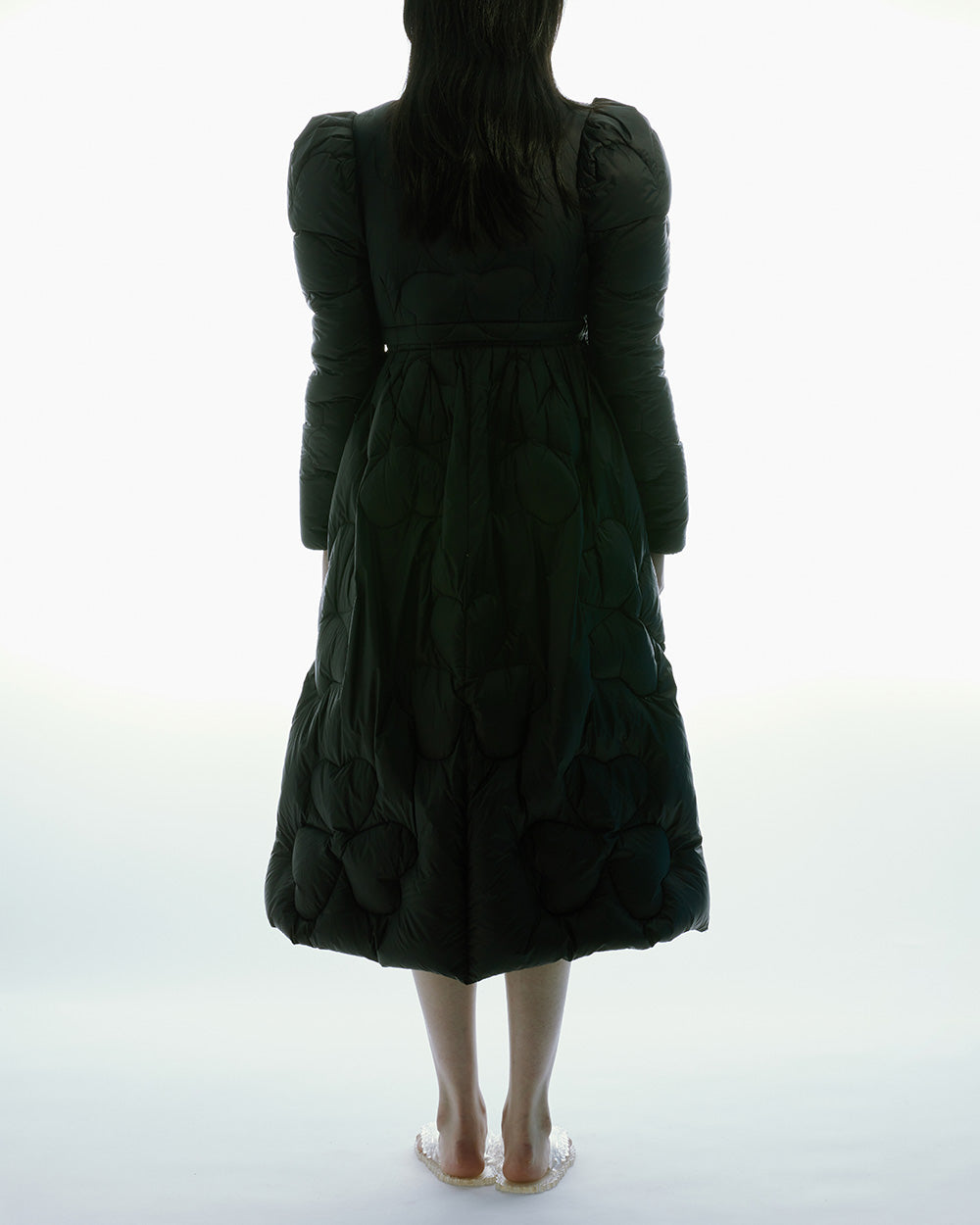 QUILTER COAT WITH DETACHABLE SKIRT