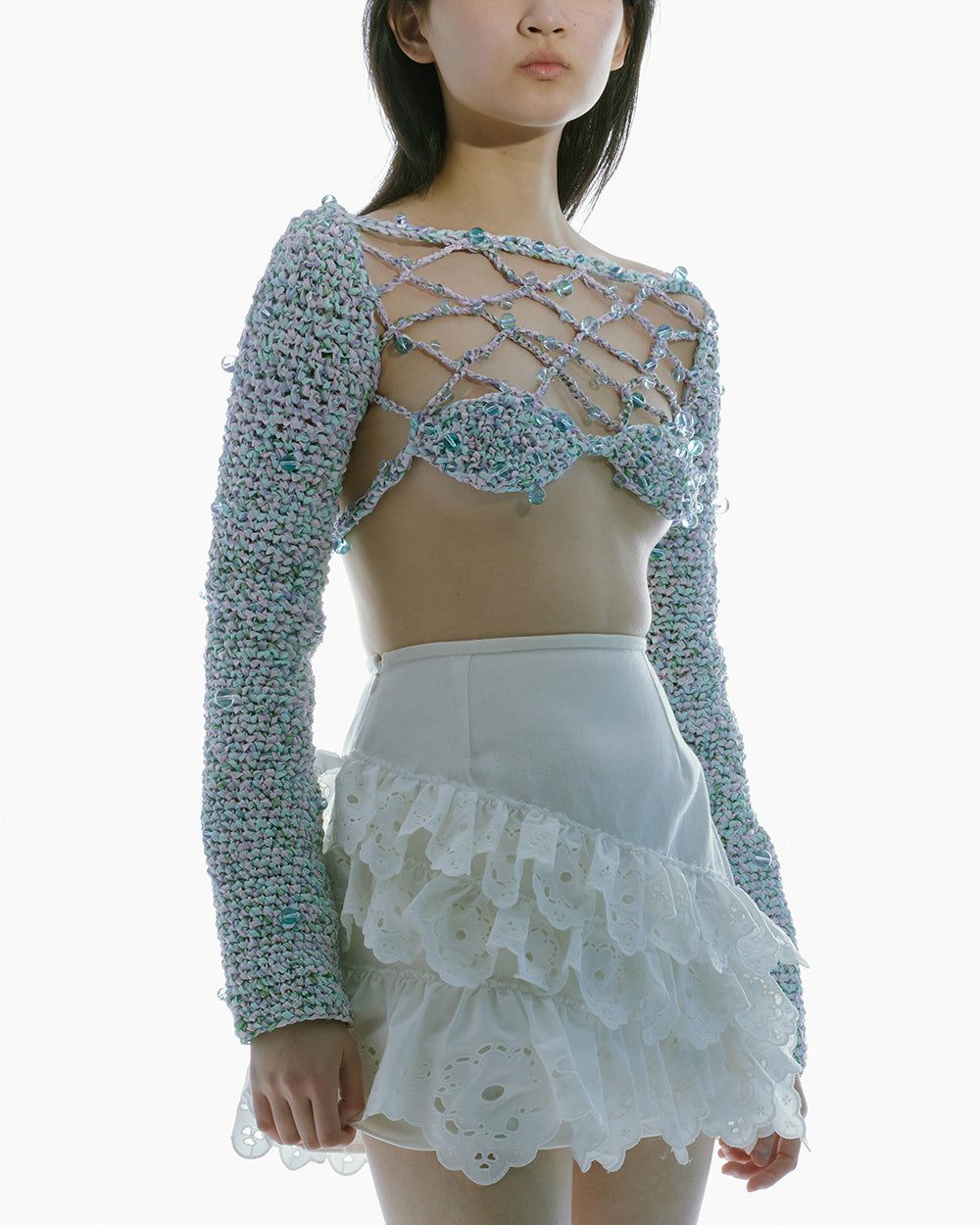 CROCHET BEADED TOP CROCHET BEADED TOP