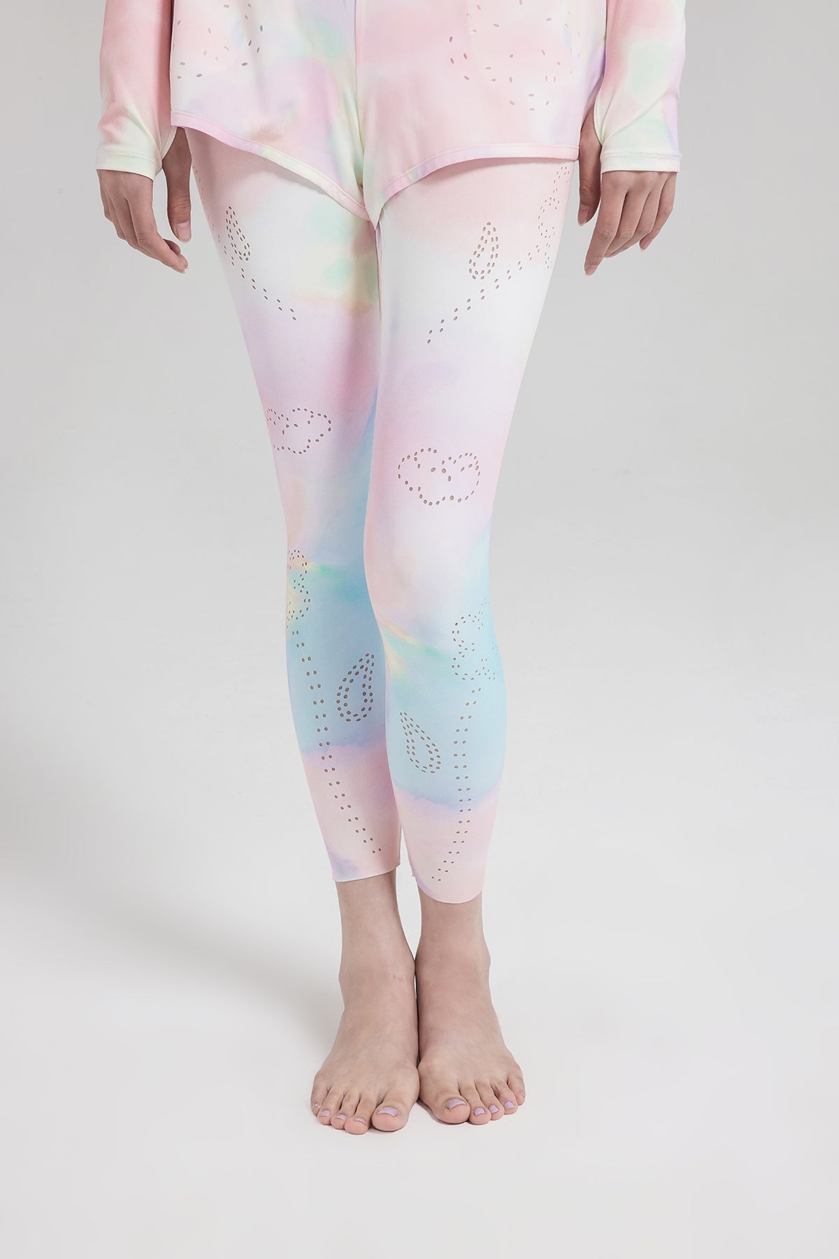 Printed Laser Cut Leggings