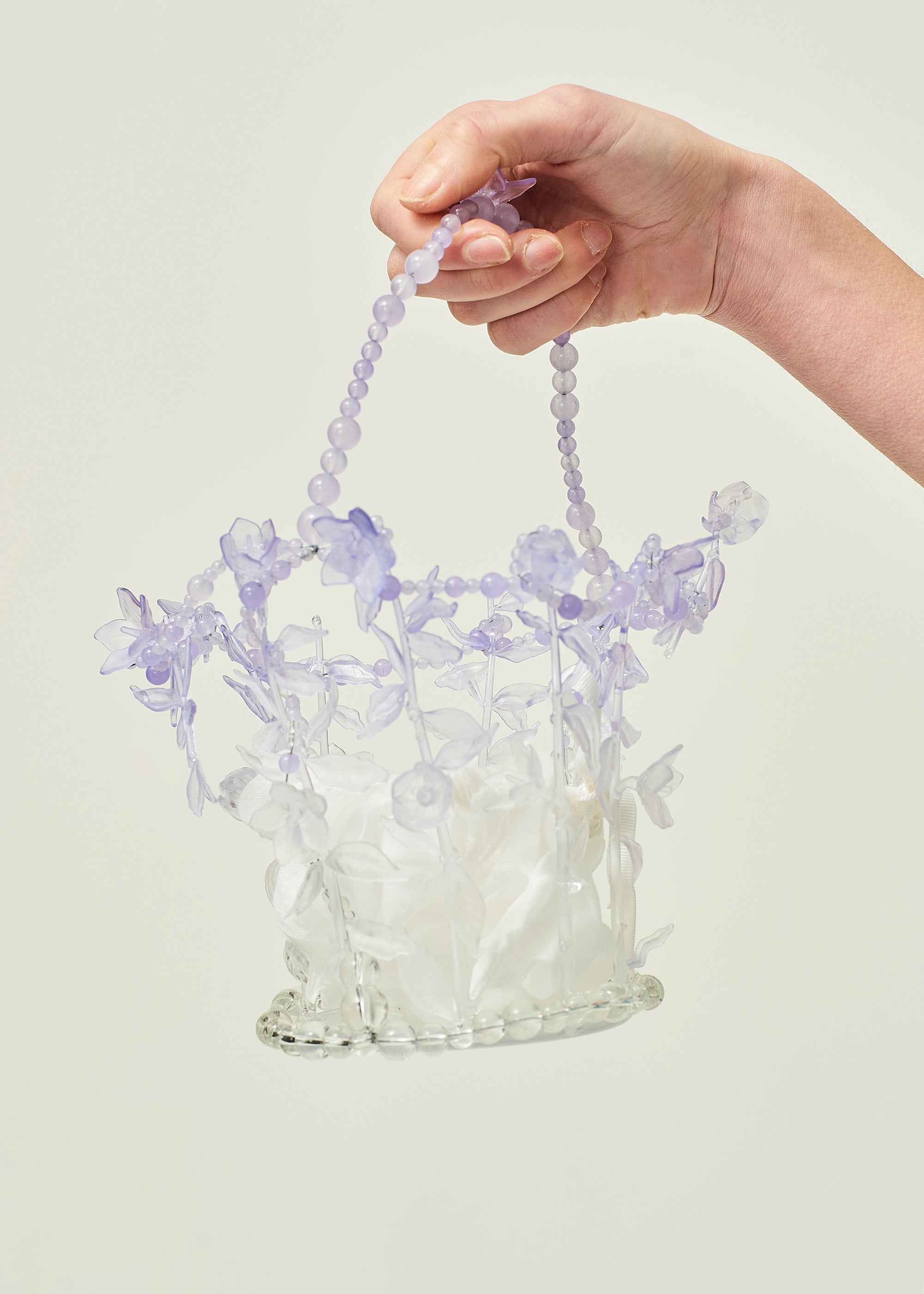 CRYSTAL GRADIENT FLORAL BASKET