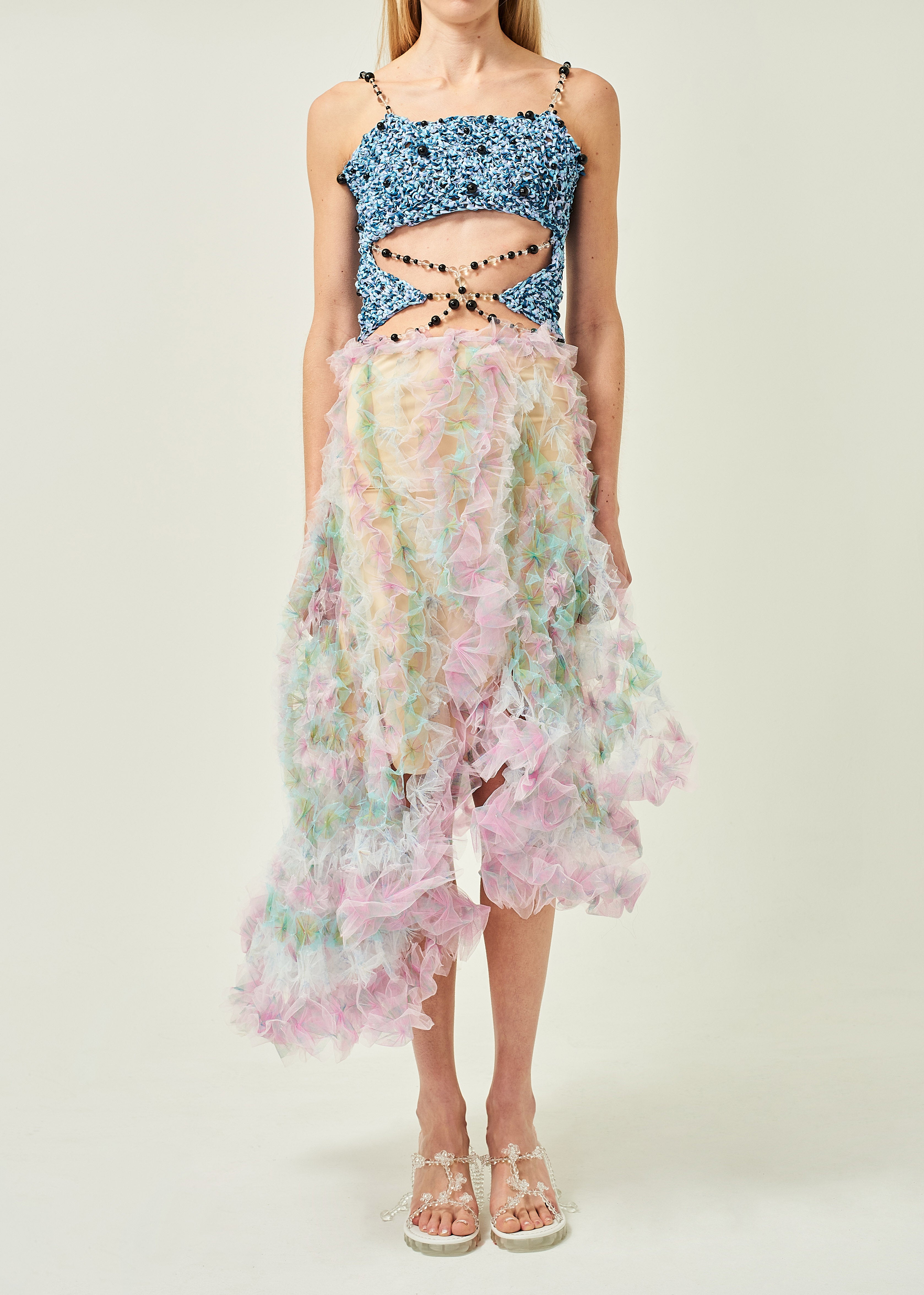 AIR FLOWER PETAL SKIRT