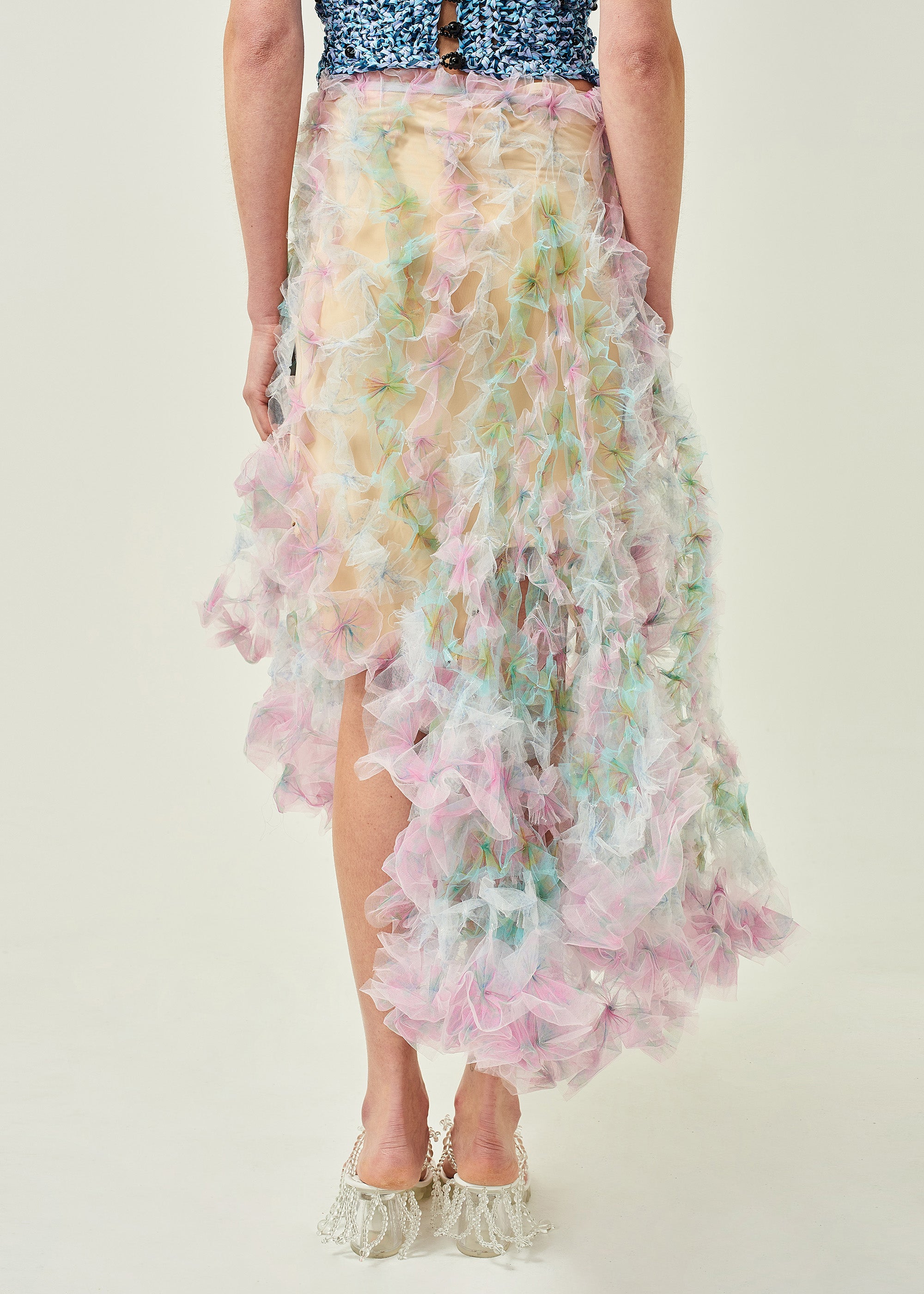 AIR FLOWER PETAL SKIRT