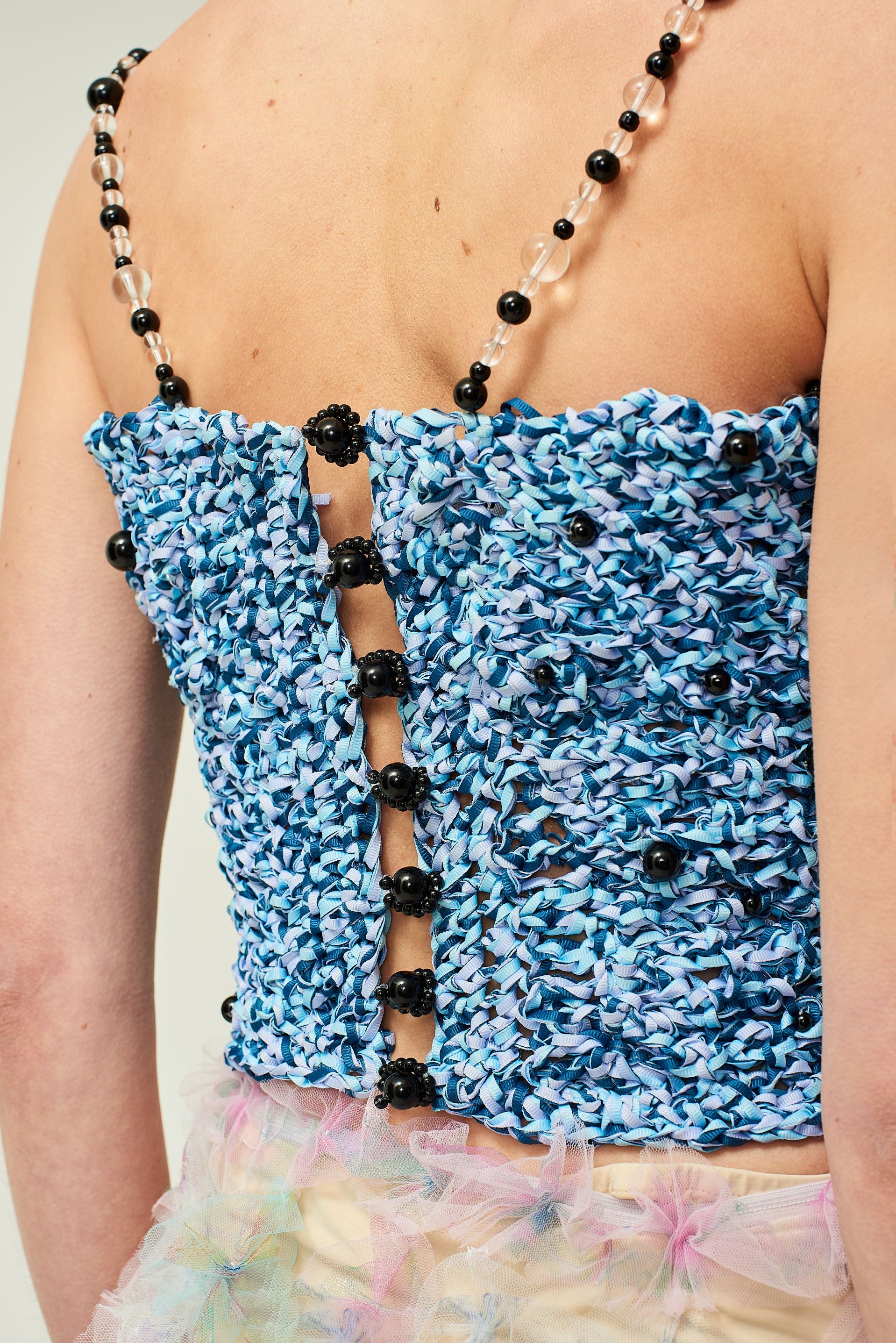 BEADED CROCHET TOP