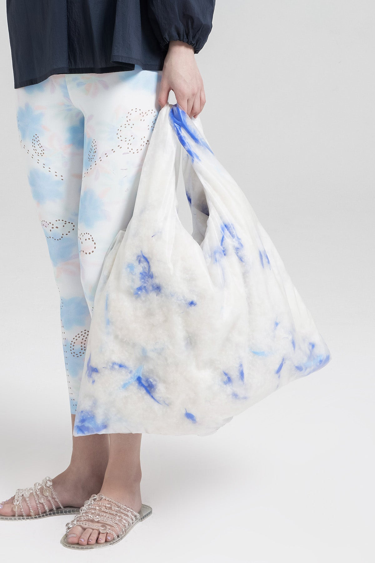 Puffer Feather Tote Bag