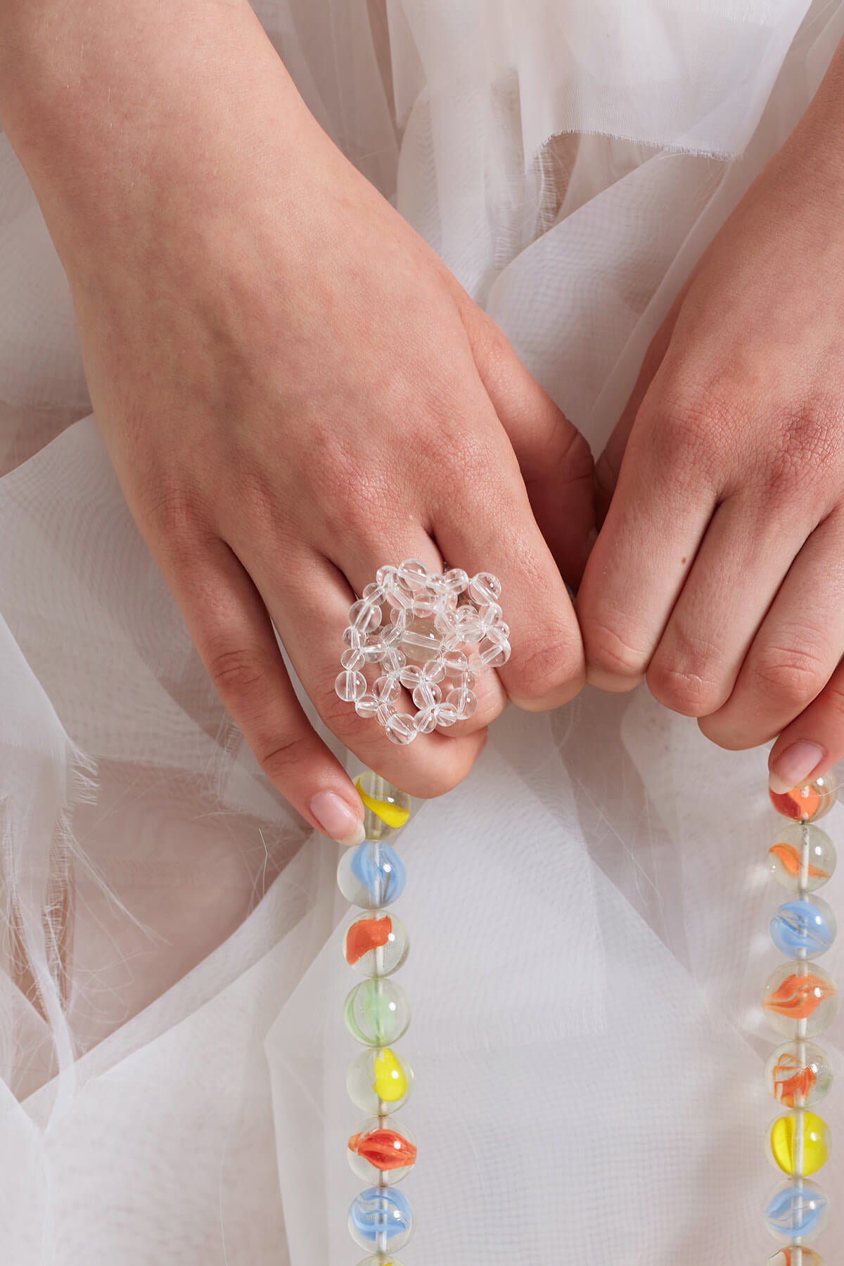 Bubble Small Flower Ring