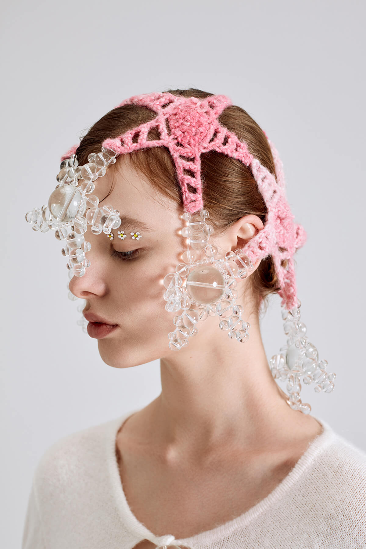 Bubble Starfish Crochet Headpiece